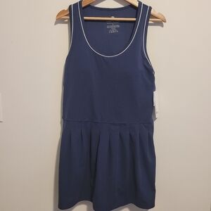 Yogalicious Navy Nudetech Set And Swing Dress Skort Size XL Tennis Golf